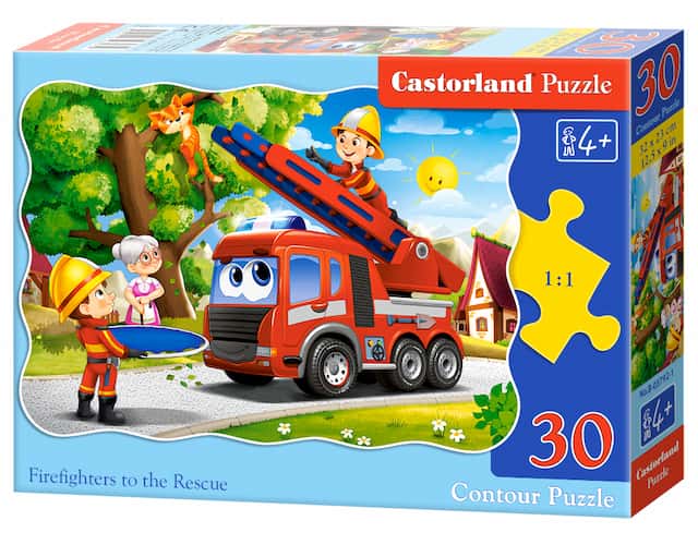PUZZLE 30 el. Firefighters to the Rescue – zdjęcie 1