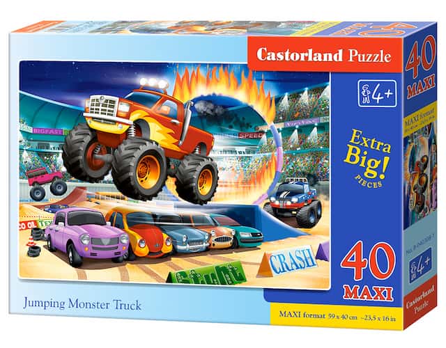 PUZZLE 40 el.Maxi Jumping Monster Truck – zdjęcie 1