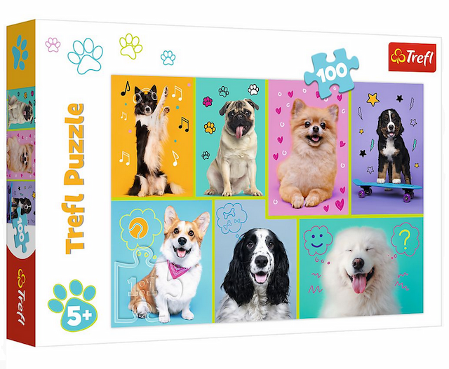 PUZZLE "100" W ŚWIECIE PIESKÓW – zdjęcie 1