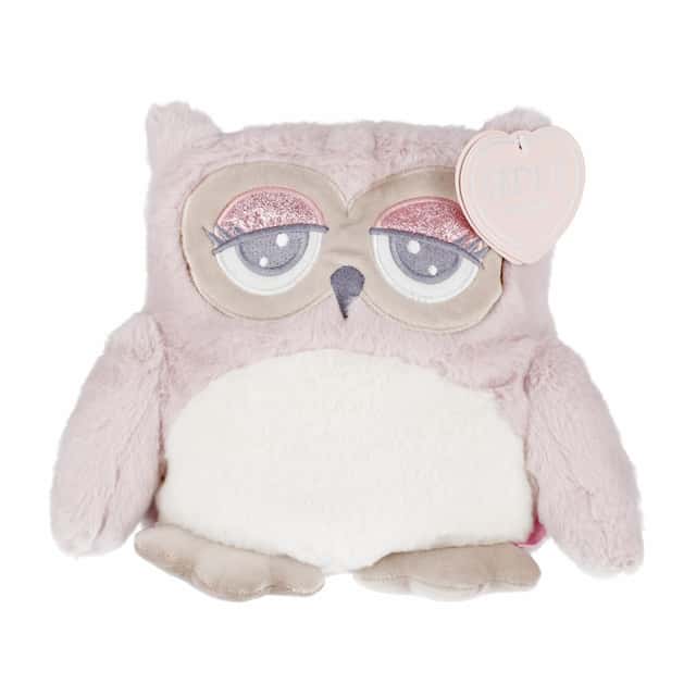 Maskotka Pluszak Sowa Abby różowo-kremowa 23cm