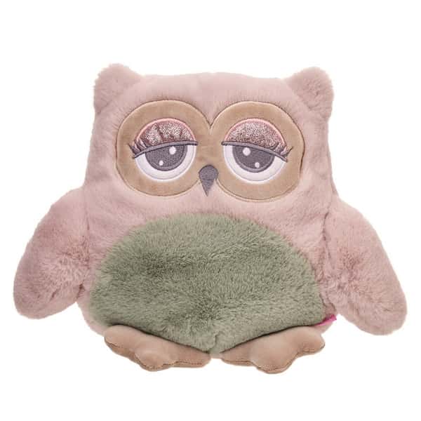 Maskotka Pluszak Sowa Abby różowo-miętowa 23cm – zdjęcie 1