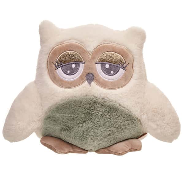 Maskotka Pluszak Sowa Abby kremowo-miętowa 23cm