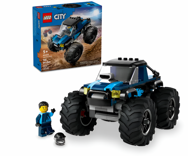 CITY NIEBIESKI MONSTER TRUCK – zdjęcie 1