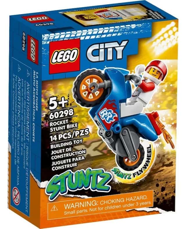 Klocki Kolekcjonerskie Stuntz Rakietowy Motocykl Lego City – zdjęcie 1