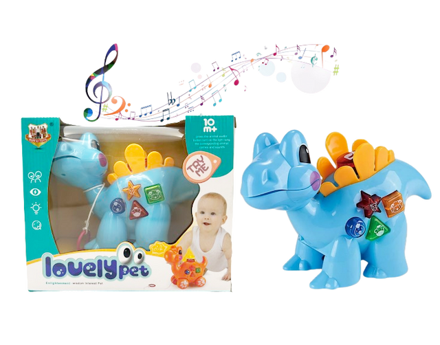 Muzyczny Dinozaur do Ciagnięcia dla Maluchów – zdjęcie 1