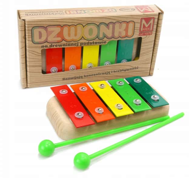Edukacyjne Dzwonki 5 Tonowe Na Drewnie – zdjęcie 1