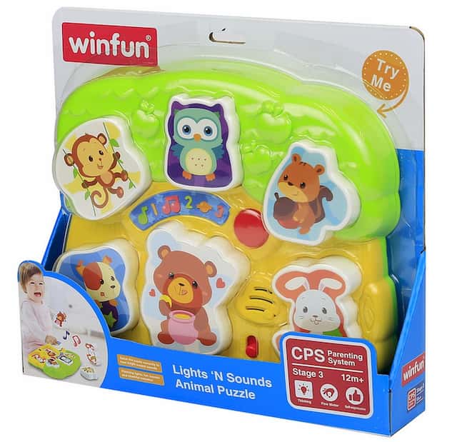 Sorter puzzle zwierzaki dźwięk SMILY PLAY – zdjęcie 1