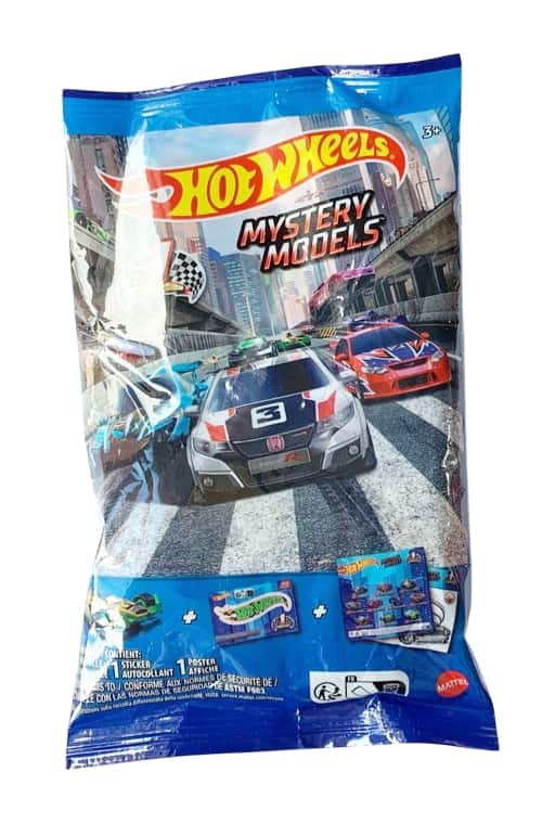 HOT WHEELS MYSTERY MODELS AUTKO W SASZETCE