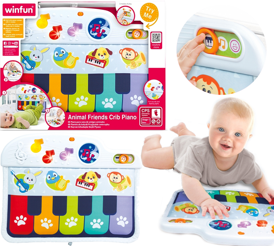 Pianinko interaktywne mata edukacyjna  0+ Smily Play – zdjęcie 1