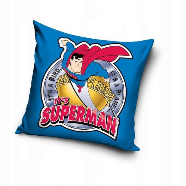 Superman Poszewka na Poduszkę Jaśka 40 Bawełna – zdjęcie 1
