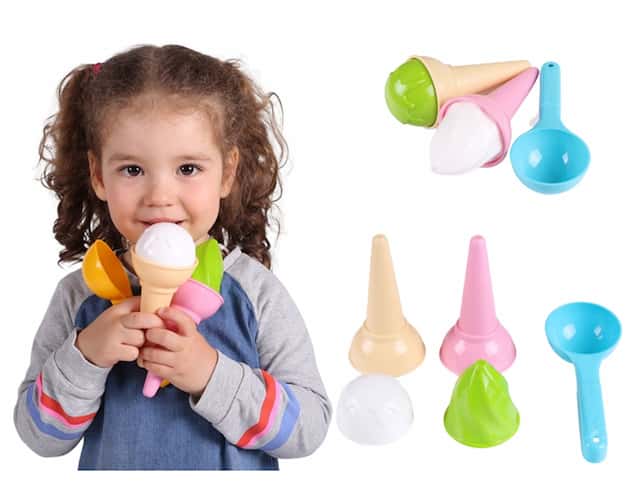 Foremki Do Piasku Lody 5 sztuk – zdjęcie 1