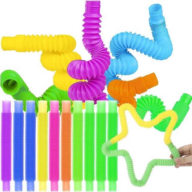 Sensoryczna Zabawka Tuba 12 sztuk Rurki – zdjęcie 1