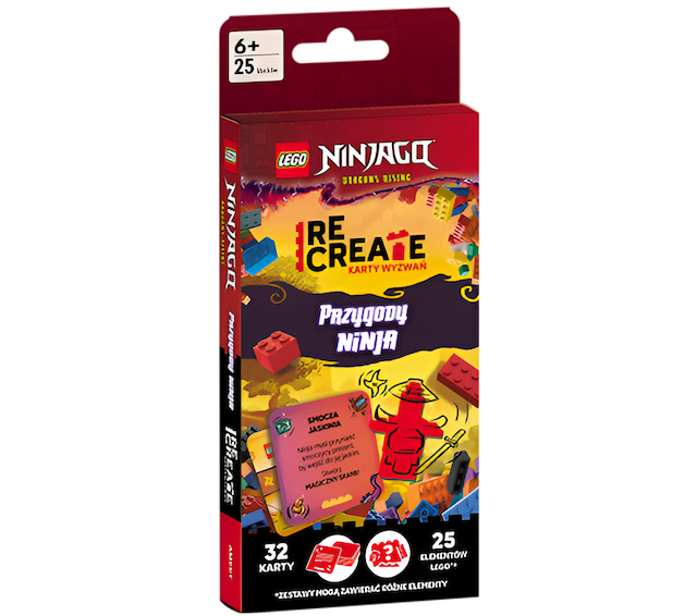 LEGO RECREATE NINJAGO KARTY WYZWAŃ PRZYGODY NINJA – zdjęcie 1