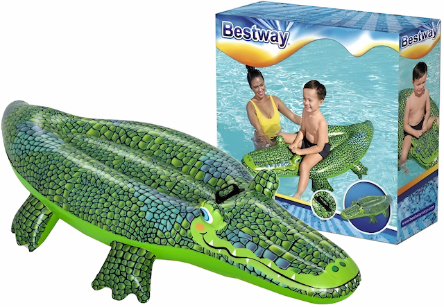 Materac pływak Krokodyl Dmuchany 1.52 x 71 cm Bestway – zdjęcie 1