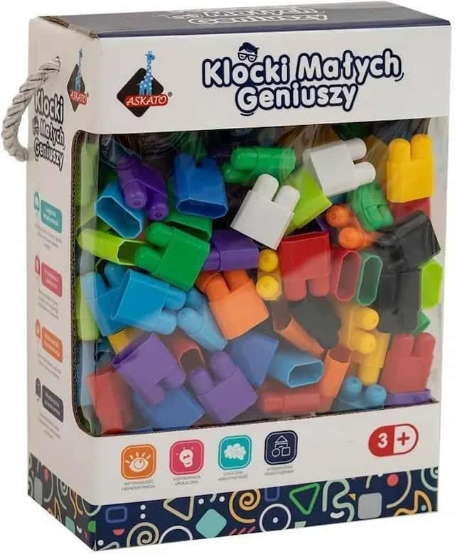 Klocki Mały Geniusz Cegiełki 260 El.