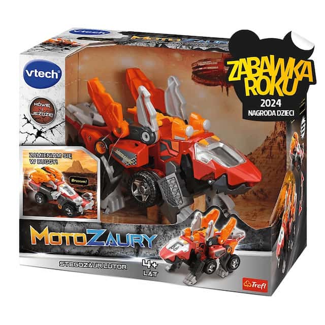 Zabawka interaktywna VTech Motozaury - Stegozaur Lutor  – zdjęcie 1