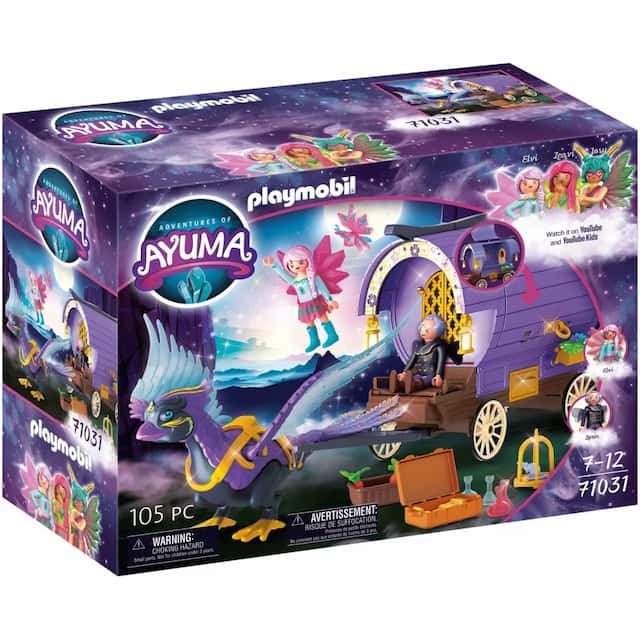 Klocki Zestaw Playmobil Ayuma Powóz wróżek z feniksem 105 el – zdjęcie 1