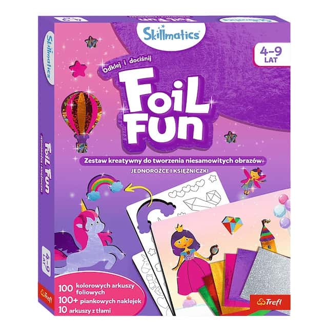Zestaw kreatywny Skillmatics Foil Fun  Księżniczki – zdjęcie 1
