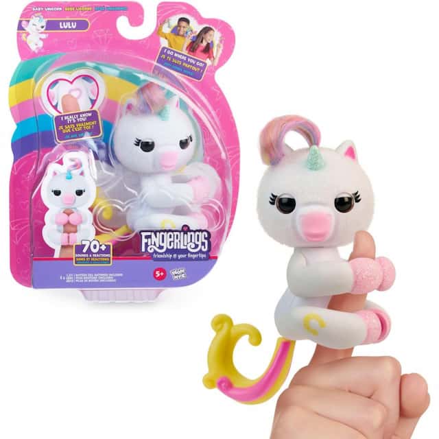Interaktywny Jednorożec Fingerlings LLulu na Palec  Dźwięk – zdjęcie 1