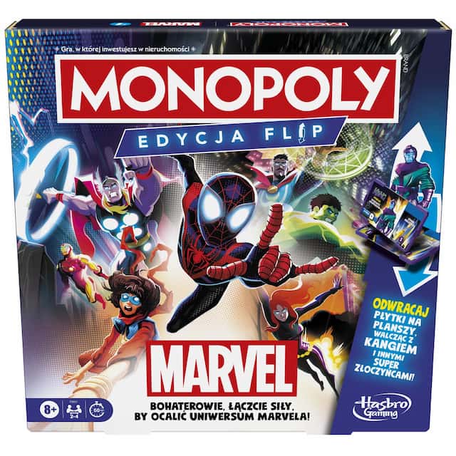 Gra planszowa Monopoly Marvel Hasbro – zdjęcie 1