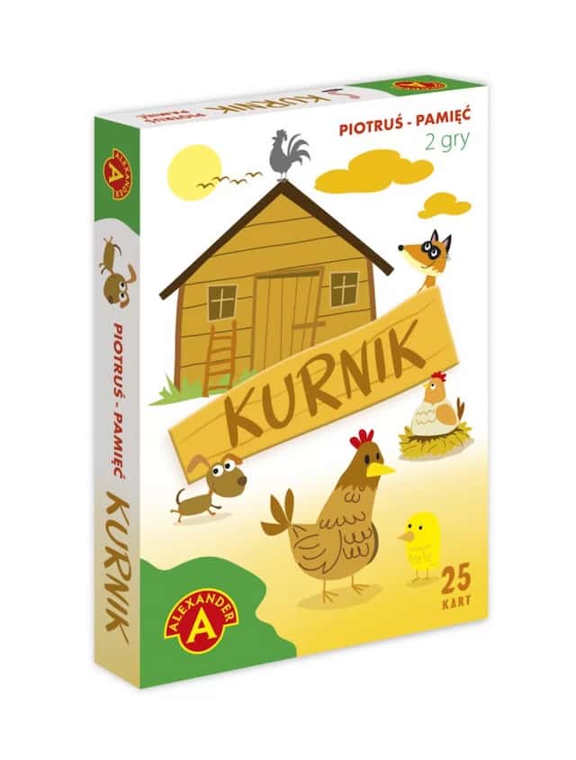 Karty Piotruś gra karciana Pamięć Kurnik – zdjęcie 1
