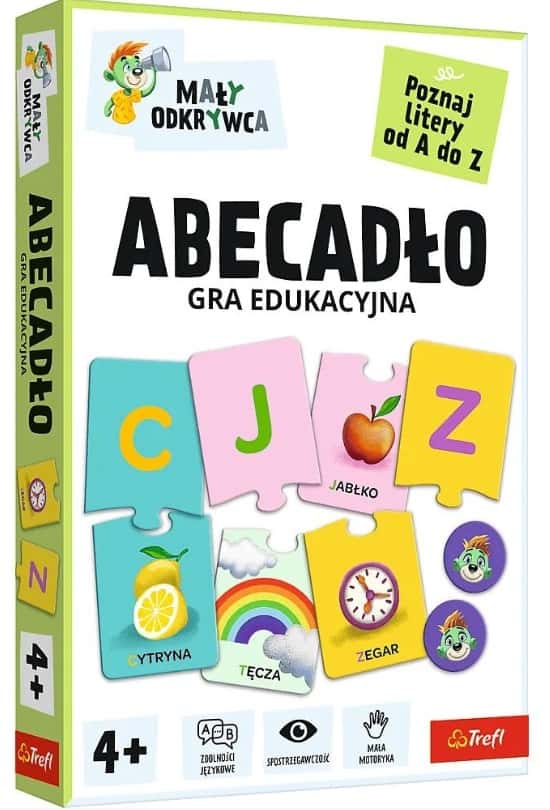 Gra Edukacyjna Abecadło, Mały Odkrywca Poznaj Litery  – zdjęcie 1