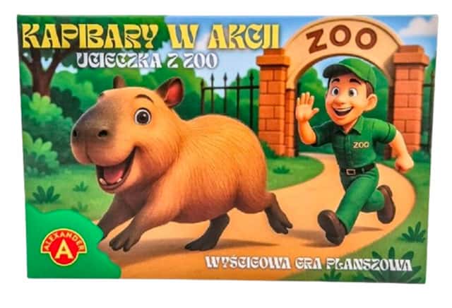 RODZINNA GRA PLANSZOWA-KAPIBARY W AKCJI-UCIECZKA Z ZOO – zdjęcie 1