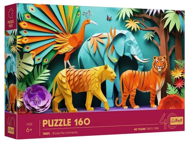 Puzzle  160 el Dżungla 3D  40-lecie Trefl  – zdjęcie 1
