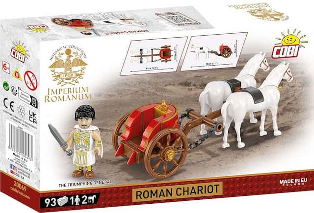 Klocki Kolekcjonerskie Imperium Romanum Rzymski Rydwan Cobi – zdjęcie 1