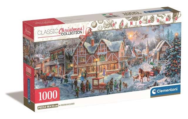 Puzzle 1000 el. Panoramiczne Kolekcja Świąteczna – zdjęcie 1