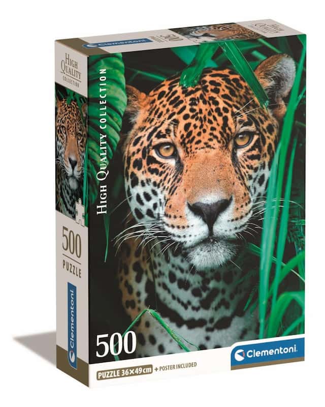 Puzzle 500 el. Compact Jagura w Dżungli – zdjęcie 1