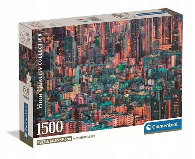 Puzzle 1500 el. The Hive, Hong Kong Clementoni – zdjęcie 1