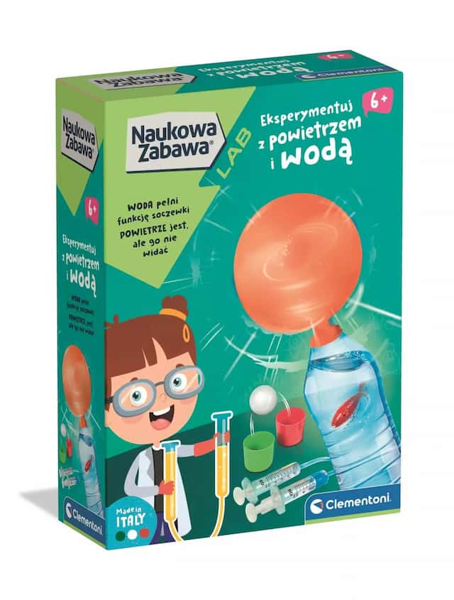 Naukowa zabawa Eksperymentuj z Wodą i powietrzem