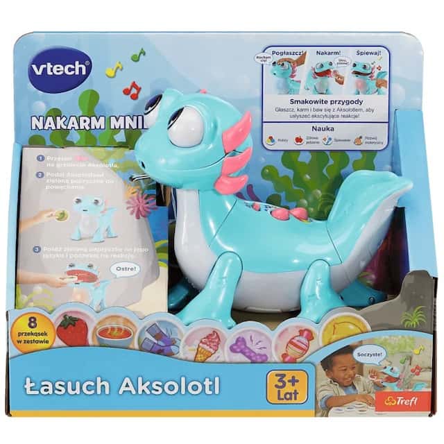 Zabawka interaktywna Vtech, Łasuch Aksolotl – zdjęcie 1