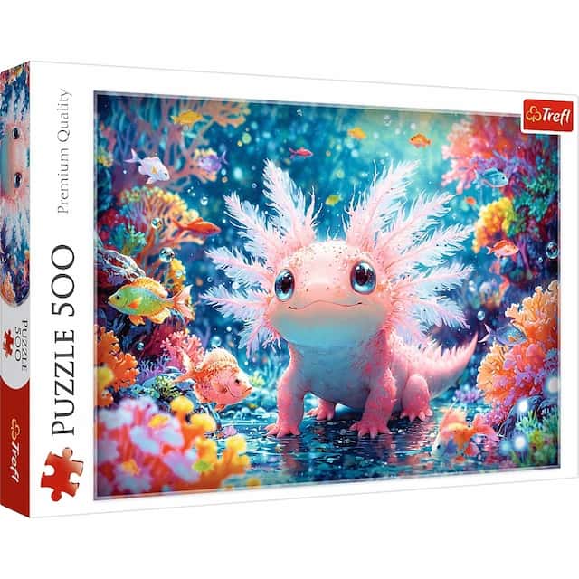 Puzzle 500 el. Salamandra Meksykańska Aksolotl Meksyk – zdjęcie 1