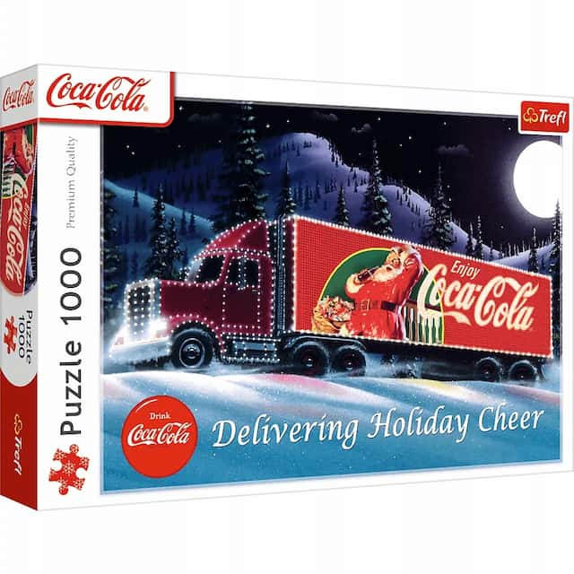 Puzzle 1000 el. Coca-Cola Świąteczna Ciężarówka Święta – zdjęcie 1