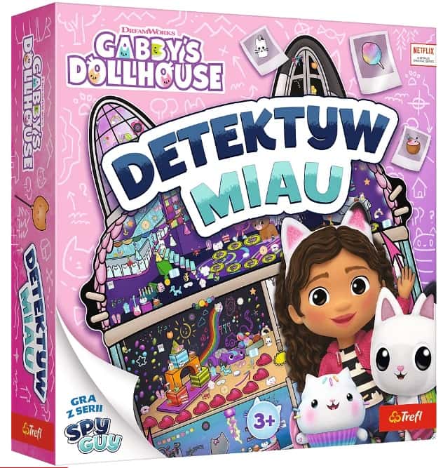 Gra rodzinna Detektyw Miau, Koci Domek Gabi Trefl – zdjęcie 1