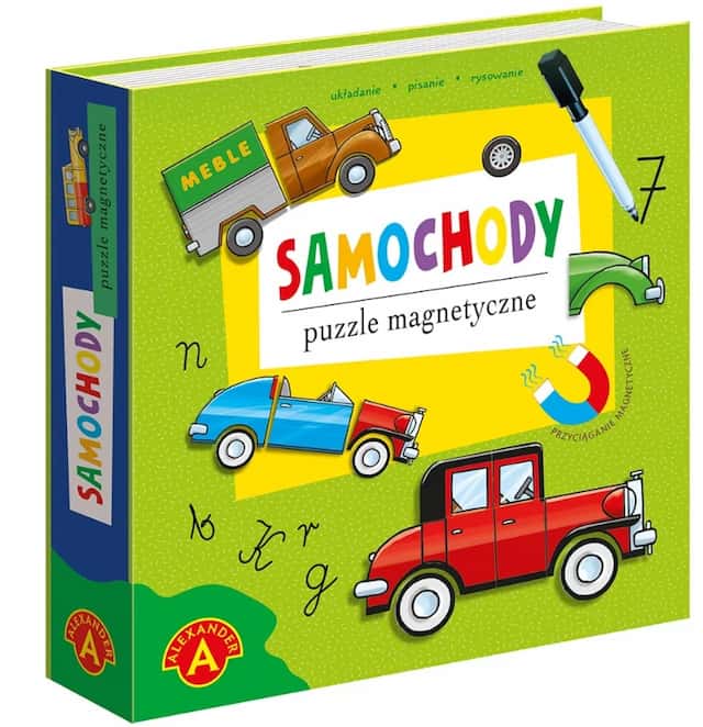 Puzzle Układanka Magnetyczne Samochody Alexander – zdjęcie 1