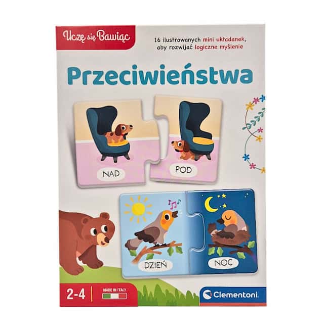 Gra Puzzle Układanka Edukacyjna Przeciwieństwa Clementoni – zdjęcie 1