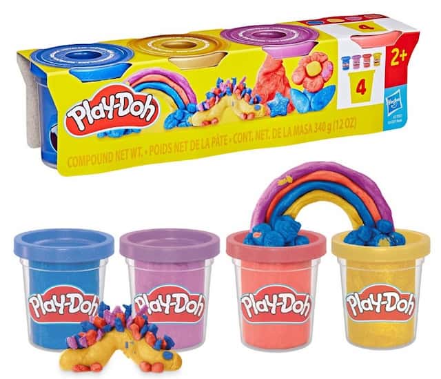 Play Doh 4 sztuki Metalicznych Kolorów