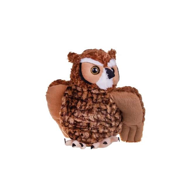 Maskotka Pluszowa Sowa Brązowa Puchacz 30 cm Deef