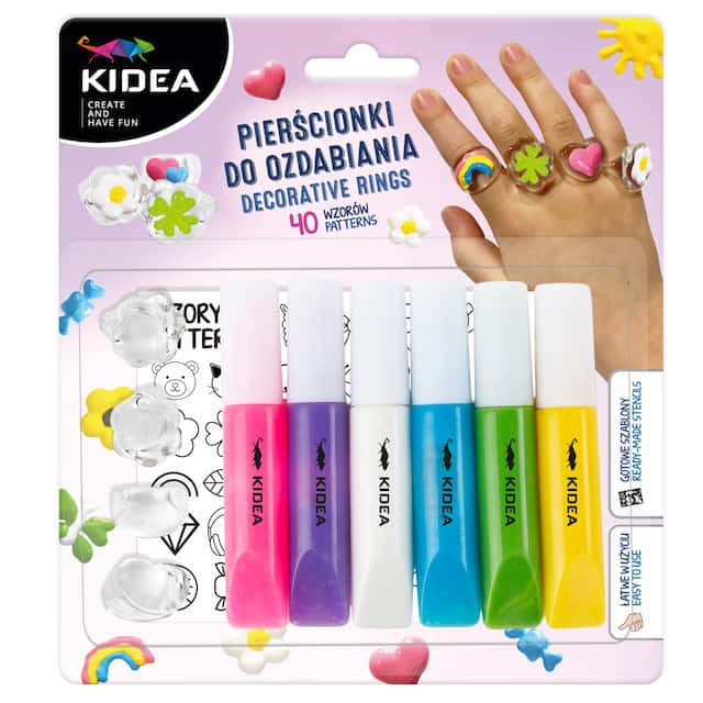 PIERŚCIONKI DO OZDABIANIA KIDEA – zdjęcie 1