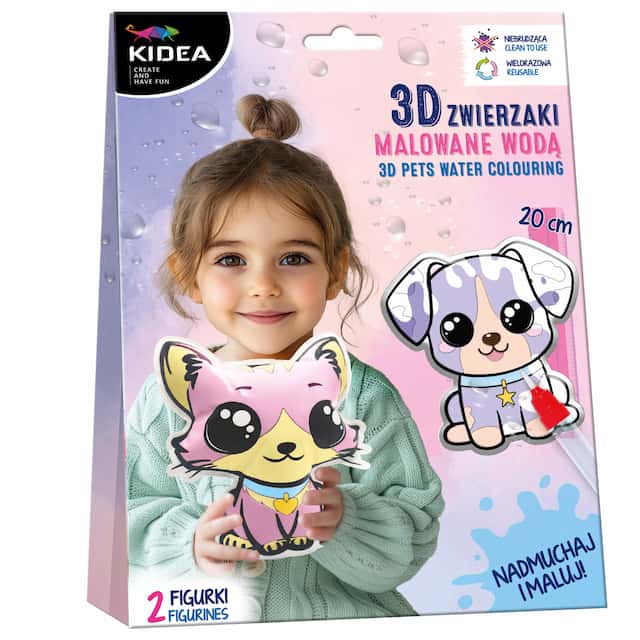 MAGICZNE ZWIERZAKI DO MALOWANIA WODĄ KIDEA – zdjęcie 1