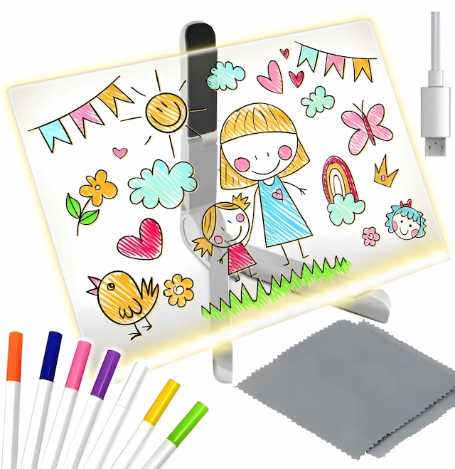 Ramka do rysowania Światło Led Tablet kabel USB Mazaki – zdjęcie 1