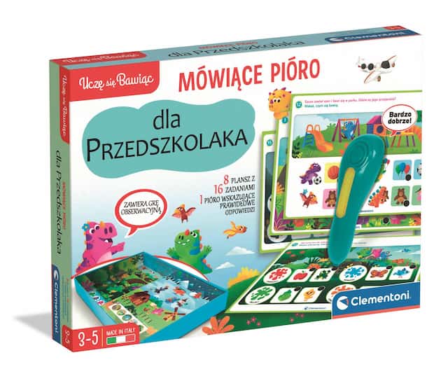 Mówiące Pióro 500 Pytań Przedszkolaka Clementoni