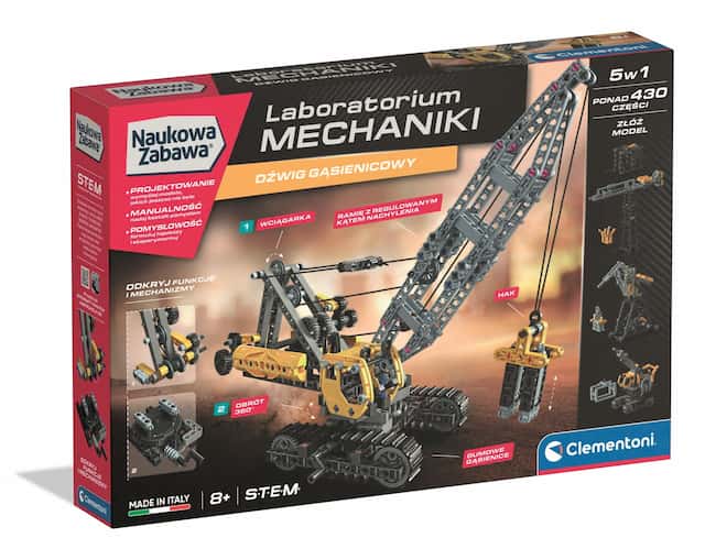 Laboratorium Mechaniki Dźwig Gąsienicowy Clementoni