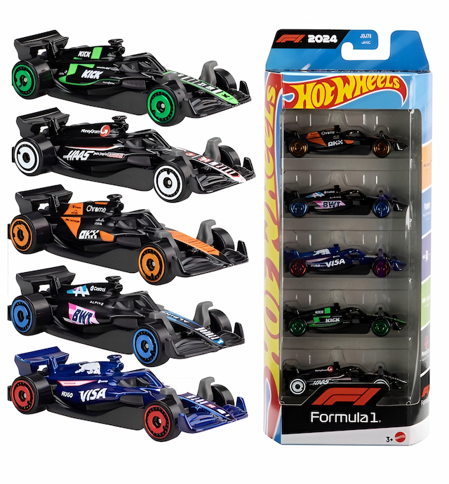 HOT WHEELS ZESTAW 5-PACK F1 FORMUŁA BOLIDY  – zdjęcie 1