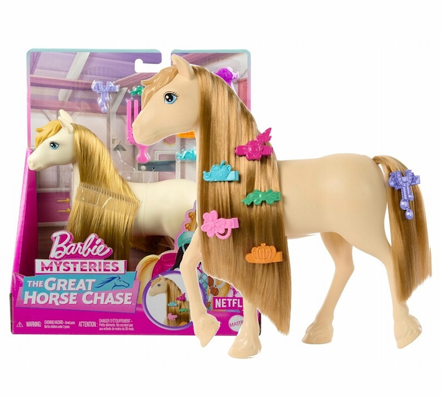 Barbie Koń Kucyk Tornado z Grzywą do Stylizacji  + Akcesoria – zdjęcie 1
