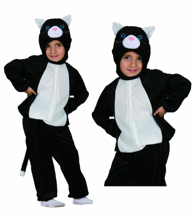 Strój Kostium Karnawałowy Kot Kotek Czarny R. 116 cm – zdjęcie 1