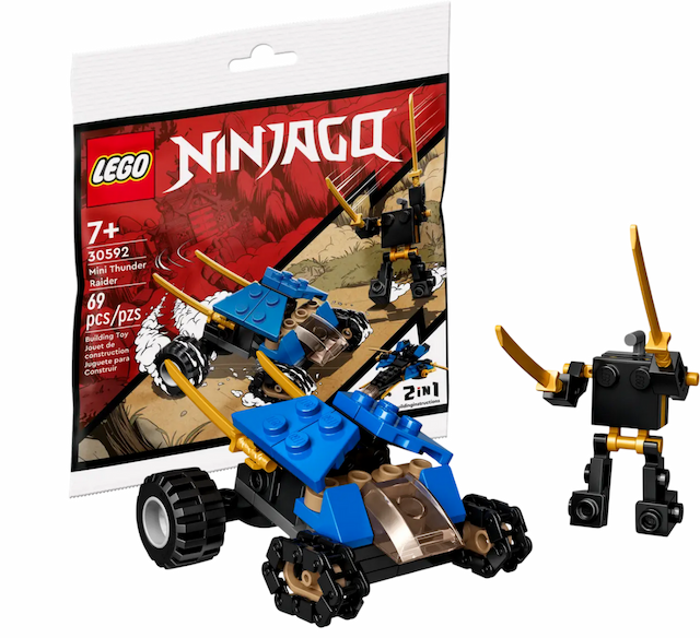 Lego Ninjago 30592 Miniaturowy Piorunowy Pojazd Saszetka – zdjęcie 1
